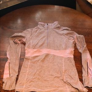 Lululemon Long Sleeve 3/4 Zip Shirt